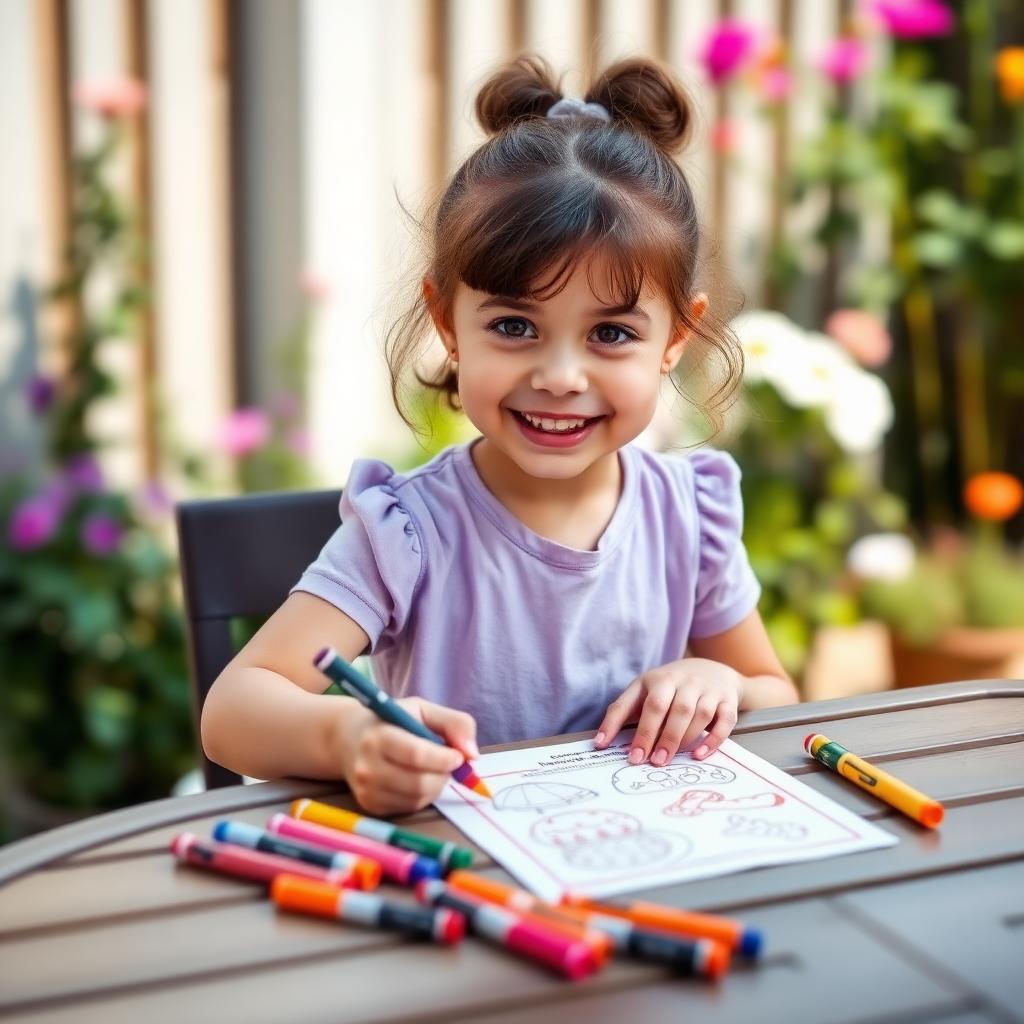 Child of Lauren M. doing a Focus10 activity